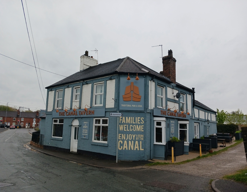 The Canal Tavern Kidsgrove Stock on Trent