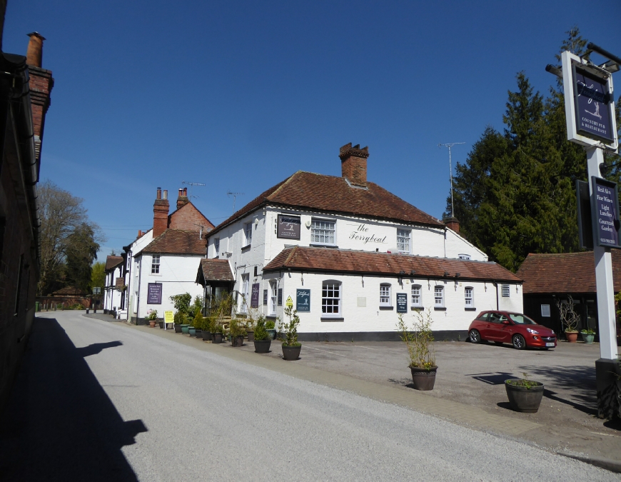 The Ferryboat Whitchurch on Thames Reading 